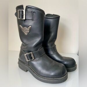 Harley Davidson Leather Boots W7